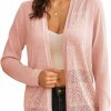 Sweaters | GRACE KARIN Grace Karin Womens Cardigan Casual Lightweight Long Sleeve Open Front Cardigans Sweater Hollow Out Cover Ups