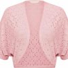 Sweaters | Belle Poque Belle Poque Women'S Open Front Bolero Shrug Batwing Short Sleeve Cropped Cardigan Lightweight