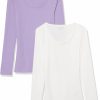 Sweaters | Amazon Essentials Amazon Essentials Women'S Slim-Fit Scoop Neck Rib Sweater (Available In Plus Size), Pack Of 2