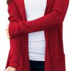 Sweaters | Beecarchil Beecarchil Women'S Long Sleeve Hoodie Sweaters Open Front Cardigan With Pockets