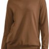 Sweaters | OPREXO Women'S Turtleneck Sweater Long Sleeve Lightweight Pullover Knit Tops