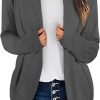 Sweaters | Astylish Astylish Womens Long Sleeve Open Front Soft Knit Cardigan Loose Oversized Sweater Coat