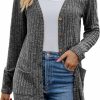 Sweaters | Witsmile Women'S 2024 Fall Fashion Cardigan Lightweight Soft Knit Cardigan For Women Long Sleeve Open Front Coat With Pockets