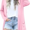 Sweaters | Yekaty Yekaty Womens Cardigan Lightweight Open Front Long Sleeve Drape Cardigans With Pockets