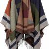 Sweaters | Urban CoCo Urban Coco Women'S Printed Tassel Open Front Poncho Cape Cardigan Wrap Shawl