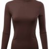 Sweaters | FASHIONOLIC Fashionolic Womens Premium Long Sleeve Turtleneck Lightweight Pullover Top Sweater (S-3X, Made In Usa)