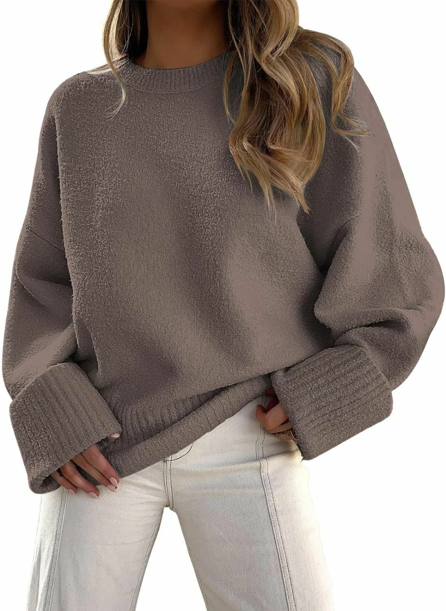 Sweaters | LILLUSORY Lillusory Women'S Oversized Sweaters 2023 Fall Fuzzy Chunky Warm Pullover Sweater