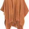 Sweaters | sy soul young Knit Shawl Wrap For Women - Soul Young Ladies Fringe Knitted Poncho Cardigan Cape