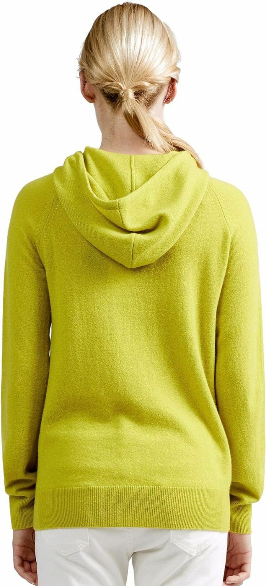 Sweaters | BEYOND FASHION Women'S 100% Pure Cashmere Hoodie Sweater Solid Color Long Sleeve Heavenly Soft