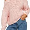 Sweaters | Miqil Women Cute Bow Sweater Long Sleeve Bow Front Knitted Pullover Ribbon Lace Up Cable Jumper Knitwear Going Out Top