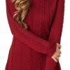 Sweaters | Mansy Mansy Sweater Dress For Women Cable Knit Ribbed A-Line Short Fitted Pullover Sweaters Dresses Fall Winter