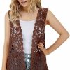 Sweaters | SMDPPWDBB Womens Floral Crochet Lace Boho Trim Sleeveless Open Front Vest Cardigan