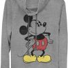 Sweaters | Disney Disney Classic Vintage Mickey Women'S Cowl Neck Long Sleeve Knit Top