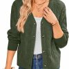 Sweaters | GRACE KARIN Grace Karin Womens Knit Cardigan Sweaters Long Sleeve V Neck Button Down Chunky Outwear Coat Casual Fall Soft