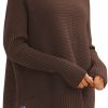 Sweaters | LILLUSORY Lillusory Women'S Oversized Turtleneck Sweaters 2023 Fall Batwing Sleeve Ribbed Tunic Sweater