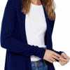 Sweaters | State Cashmere State Cashmere Lightweight Mid-Thigh Open Cardigan 100% Pure Cashmere Long Sleeve Sweater For Women