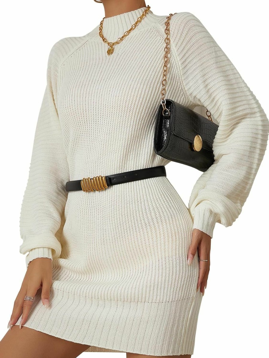 Sweaters | AISAIFO 2023 Women'S Chunky Cable Knit Sweater Dress - Fall & Christmas Tunic