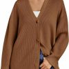 Sweaters | AUTOMET Automet Womens Fall Sweaters Cardigan 2024 Open Front Oversized Button Lightweight Cardigans V Neck Loose Knit Outwear