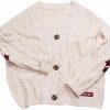 Sweaters | Mvdlinnds Women'S Knit Folklore Cardigan Long Sleeve V Neck Concert Sweatshirt Knitted Star Print Button Down Knitwear Outerwear