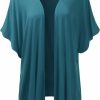 Sweaters | EIMIN Eimin Women'S Kimono Style Short Sleeve Open Front Loose Fit Cardigan (S-3Xl)