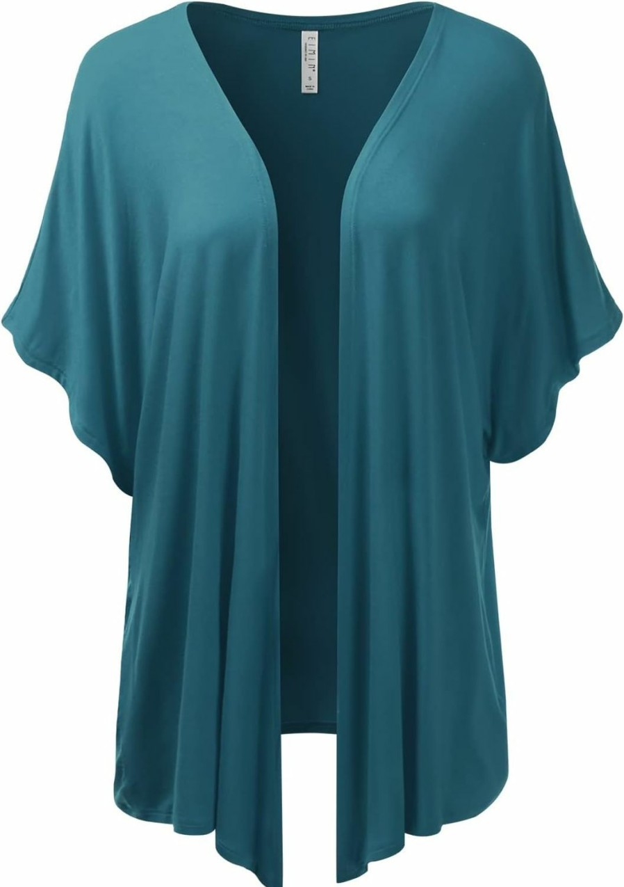 Sweaters | EIMIN Eimin Women'S Kimono Style Short Sleeve Open Front Loose Fit Cardigan (S-3Xl)