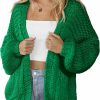 Sweaters | XuBa Women'S Lightweight Cardigans 2024 Casual Long Sleeve Pocketed Knitted Open Front Sweater Cardigans