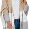 Sweaters | Saodimallsu Saodimallsu Women'S Chunky Popcorn Cardigan Oversized Open Front Boyfriend Batwing Long Sleeve Fuzzy Knit Sweaters