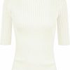 Sweaters | v28 V28 Women Sleeveless High Neck Turtleneck Stretchable Knit Sweater Top