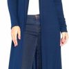 Sweaters | Isaac Liev Isaac Liev Women'S Maxi Cardigan Casual Long Flowy Open Front Floor Length Drape Lightweight Duster Sweater Made In Usa