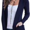 Sweaters | VOIANLIMO Voianlimo Women'S Open Front Casual Long Sleeve Knit Classic Sweaters Cardigan With Pockets