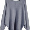 Sweaters | MAKARTHY Makarthy Women'S Batwing Sleeves Knitted Dolman Sweaters Pullovers Tops