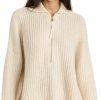 Sweaters | Varley Women'S Amelia Half Zip Knit Sweater