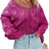 Sweaters | Dokotoo Dokotoo Fall Sweaters Round Neck Crochet Hollow Out Cute Winter Pullover Sweaters For Women Trendy 2023