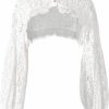 Sweaters | ZARSIO Zarsio Women Long Sleeve Lace Shrug Bolero Shawl Short Cardigan Fake Collar