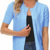 Sweaters | KANCY KOLE Kancy Kole Women Vintage Short Sleeve Bolero Cardigan Casual Elegant Button Up Shrug Sweater For Dresses Tops