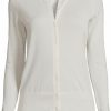 Sweaters | Lands' End Lands' End Women'S Fine Gauge Cotton Cardigan Sweater