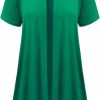 Sweaters | EIMIN Eimin Women'S Basic Solid Short Sleeve Open Drape Front Jersey Cardigan (S-3Xl)