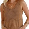 Sweaters | EVALESS Evaless Sweaters Vest For Women Fashion 2024 Cute Crochet Tops Sleeveless Sweater Tops Basic Summer Clothes