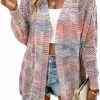 Sweaters | SHENHE Shenhe Women'S Loose Fit Open Front Colorful Space Dye Drop Shoulder Cardigan Sweater