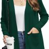 Sweaters | CZYINXIAN Czyinxian Women'S Casual Long Sleeve Open Front Cardigan Sweaters Trendy Solid Knit Loose Cardigans With Pockets