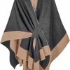 Sweaters | Moss Rose Moss Rose Women'S Shawl Wrap Poncho Ruana Cape Open Front Cardigan Shawls For Fall Winter