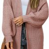 Sweaters | Dokotoo Dokotoo Women'S 2024 Fashion Casual Open Front Long Sleeve Chunky Cable Knit Cardigans Sweaters Outerwear Coats