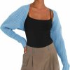 Sweaters | LILLUSORY Lillusory Y2K Bolero Long Sleeve Cardigan Cropped Open Front Shrug 2024 Sweater Women