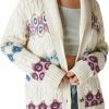 Sweaters | Lucky Brand Lucky Brand Women'S Intarsia Shawl Collar Cardigan