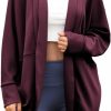 Sweaters | ELLENWELL Womens Air Essentials Cocoon Cardigan Oversized Long Sleeve Open Front Coat With Pockets