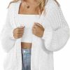 Sweaters | Foonid Women'S Long Sleeve Chunky Cardigans Open Front Lightweight Slouchy Knit Sweater Coats With Pockets