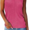 Sweaters | Cutiefox Cutiefox Women'S Knit Tank Tops Sleeveless Summer Loose Tie Back Casual Vest Shirts Blouses