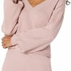 Sweaters | The Drop The Drop Women'S Mia Bell-Sleeve Deep V-Neck Supersoft Sweater