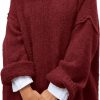 Sweaters | PRETTYGARDEN Prettygarden Women'S 2024 Fall Knit Sweater Casual Long Sleeve Turtleneck Loose Chunky Pullover Tops