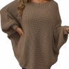 Sweaters | SOLY HUX Soly Hux Women'S Plus Size Crewneck Long Sleeve Casual Sweater Pullover Tops